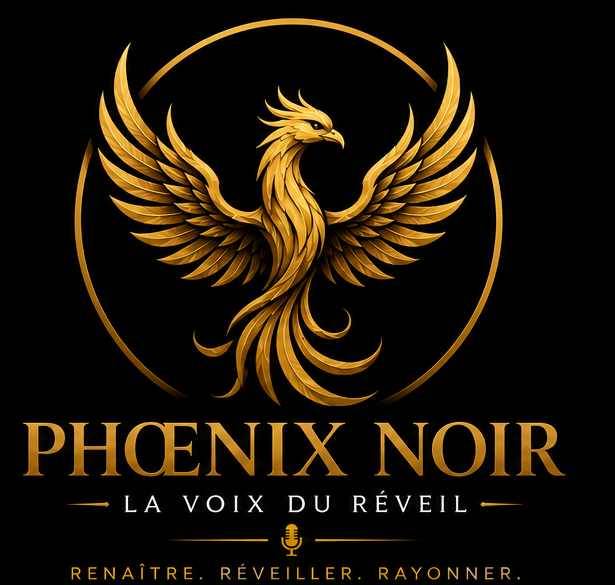 Logo officiel PHŒNIX NOIR — La voix du réveil